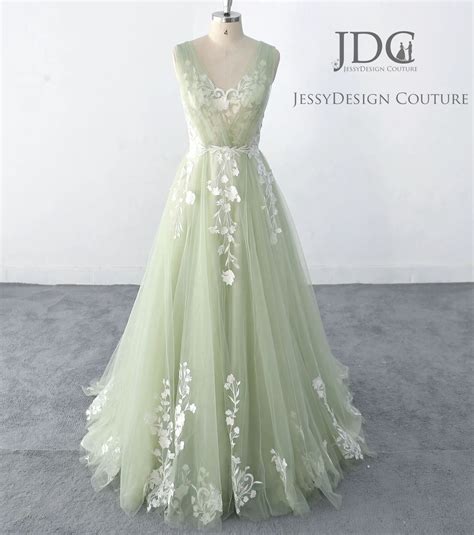 Light Green Wedding Dresses