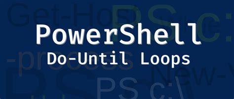 Do until Loop PowerShell 的图像结果