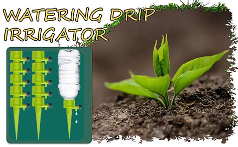 Techhark® Drip Irrigation kit for Home Garden, Self-Watering Spikes for ...