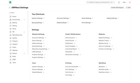 Module wise features