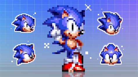 Classic Sonic The Hedgehog Sprites