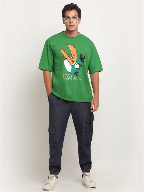 Hyper Bird - Green Oversized T-Shirt – Theorem