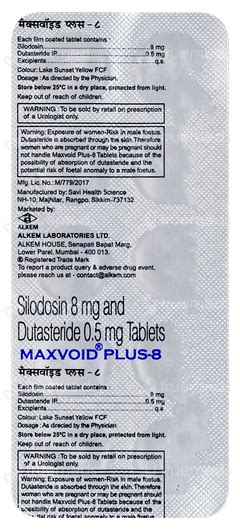Maxvoid Plus 8 Tablet 10 - Uses, Side Effects, Dosage, Price | Truemeds