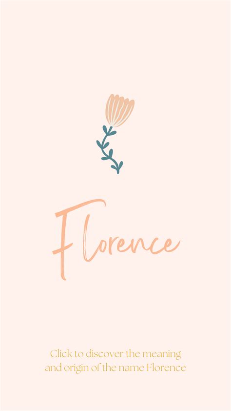 Florence Baby Name: Meaning and Origin