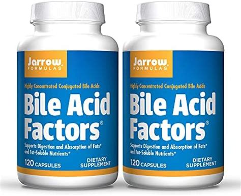 Buy Jarrow Formulas Bile Acid Factors - 120 Capsules, Pack of 2 - High ...