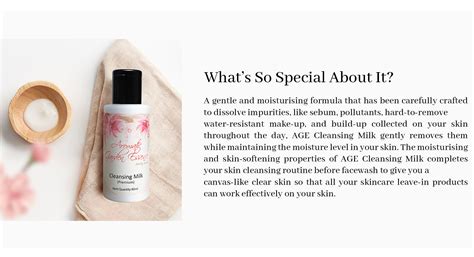 AGE Deep Cleansing Milk for Face | Removes Makeup – Aromatic Garden Essence