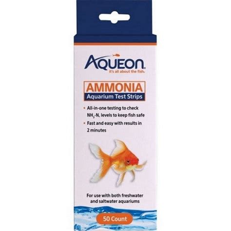 Buy Aqueon Ammonia Aquarium Test Strips 50 Count by Aqueon Online At ...