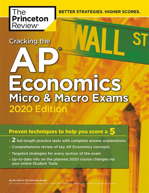 Cracking the AP Economics Micro & Macro Exams, 2020 Edition: Practice ...