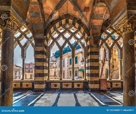 Amalfi Cathedral, Cattedrale Di Sant`Andrea Duomo Di Amalfi And Bell ...