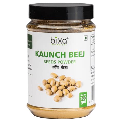 Bixa Botanical Kaunch Beej Powder 200Gm(Velvet Bean Powder,Mucuna ...