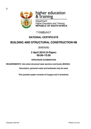 Image result for Structural Construction N6 Tutorial