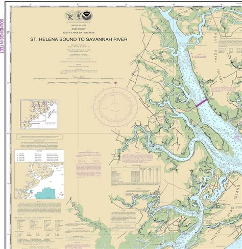 1983 Savannah River Map Savannah Georgia Map Print Produced - Etsy