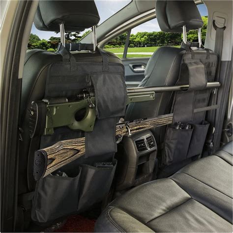YZSCS Car Concealed Seat Back Gun Rack Sling, Car Seat Back Shotgun ...