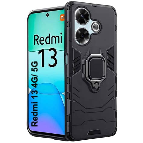 TheGiftKart Tough Armor Bumper Back Case Cover for Mi Redmi 13 5G / 4G ...
