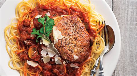 Italian-Style Pork Chops with Pasta - Roche Bros