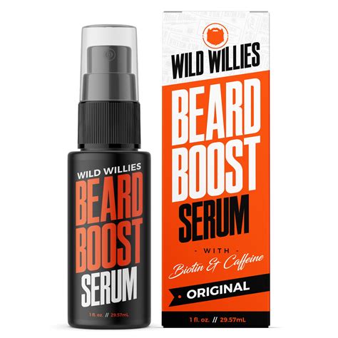 Wild Willies Beard Growth Serum - Natural Enhancer with Biotin ...