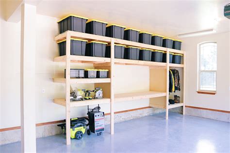Diy Garage Shelves Plans