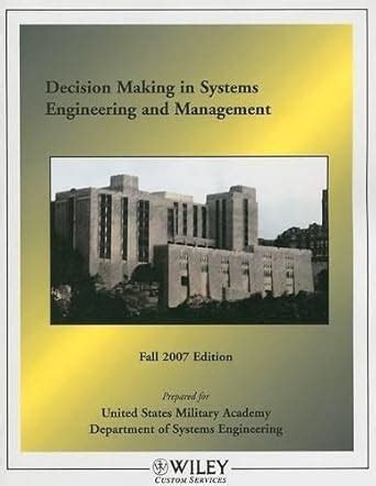 Buy Decision Making in Systems Engineering and Management Book Online ...