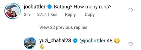 “How many runs?” - Jos Buttler and Yuzvendra Chahal engage in a social ...