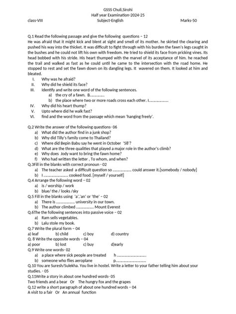 Image result for English Class 8 PDF