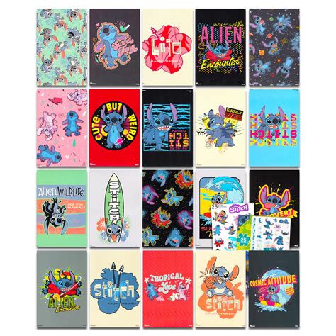 Disney Mini Lilo And Stitch Posters Stitch Posters Bundle Includes ...