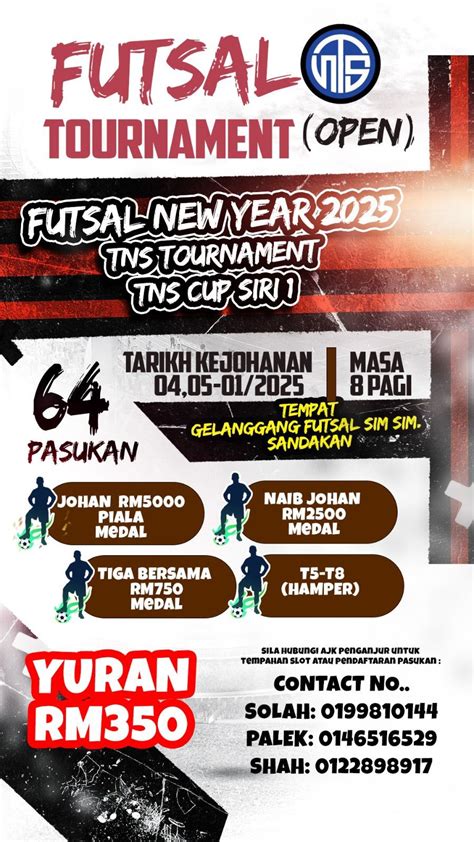 Futsal Event, Sandakan, Sabah, Malaysia, 4 January 2025 | AllEvents
