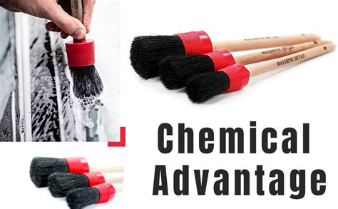 MaxShine 3 Detailing Brush Set, Perfect for Hard-to-Reach Engine Bays ...