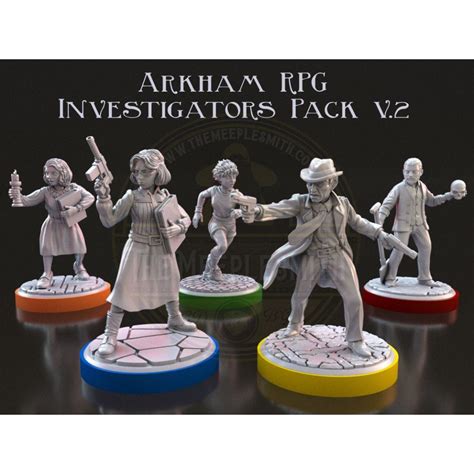 Acheter Pack d'Investigateurs compatible Arkham JDR - Version 2 - The ...