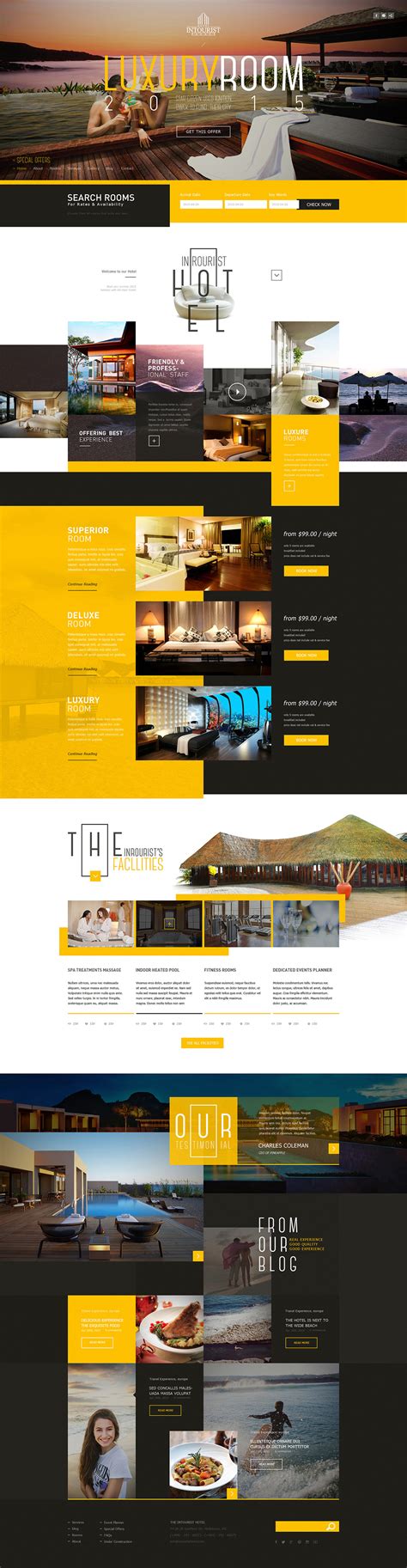 LUXURYROOM酒店网站设计 - - 大美工dameigong.cn