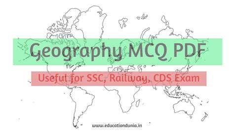 Image result for Geography MCQ Test