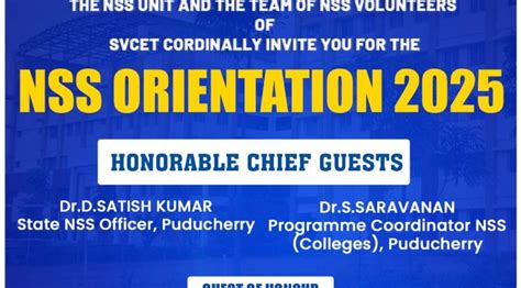 NSS Orientation Programme conducted on 19-9-2025 at SVCET - SVGI TRIUMPH