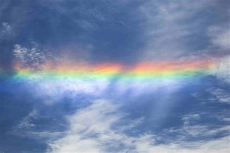 What Causes Rainbow-Colored Clouds in the Sky?