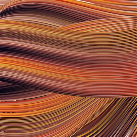 Affiche de flux coloré moderne Wave Liquid shape in black color ...