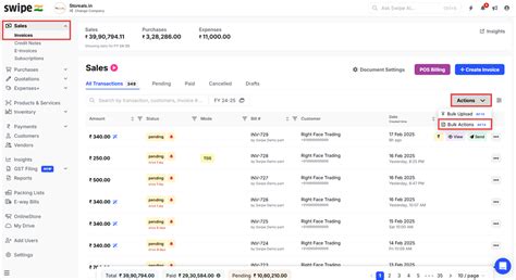 How to add a digital signature for multiple invoices at once on the web ...