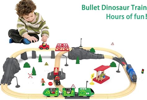 Z MAYABBO Toy Train Set for Wooden Tracks, Battery Operated India | Ubuy