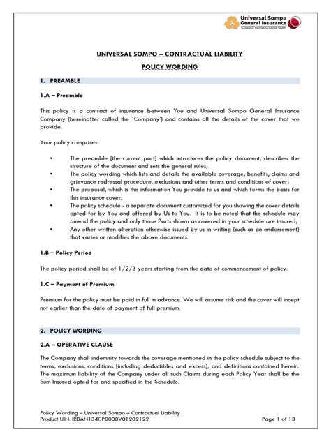 Liability Insurance Policy 的图像结果