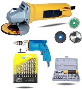 My Factor POWER Angle Grinder 850W with Drill Machine Combo Combo Pack ...