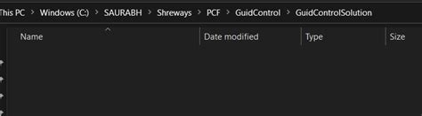 SHREWAYS: Step by Step Guide to create PCF Control