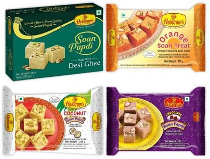 Haldiram's Nagpur Flavor Soan Papdi (Pack of 4) Box Price in India ...