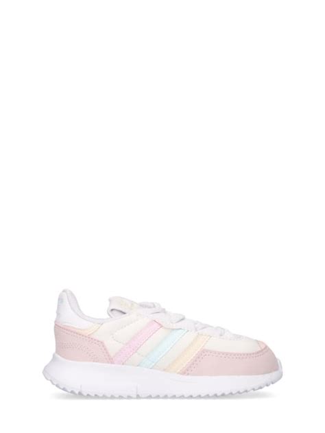 Recycled faux leather lace-up sneakers - Adidas Originals - Girls ...