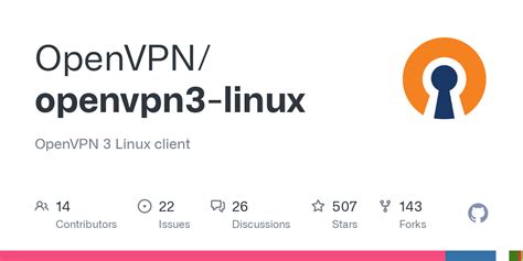 GitHub - OpenVPN/openvpn3-linux: OpenVPN 3 Linux client