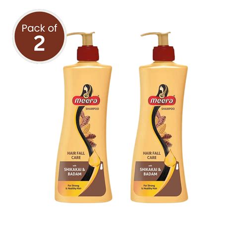 Meera Anti hairfall Shampoo with Badam & Shikakai | 340ml — Cavinkart