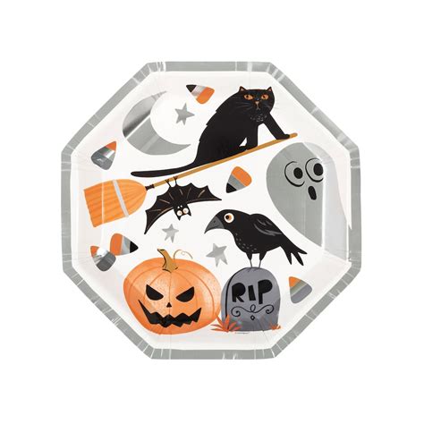 Halloween Dinner Plates - Halloween Party Supplies, Halloween Table ...