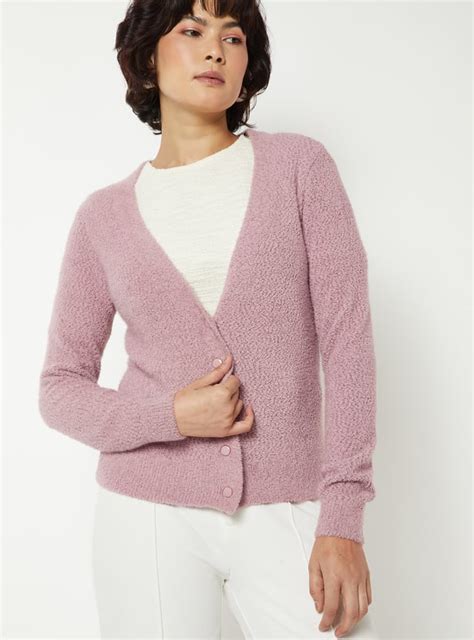 Buy Women Chenille Knit Cardigan Online at just Rs. 999.0 ...