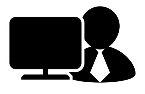 Person On Computer Icon 的图像结果