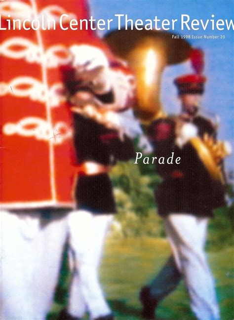 Jason Robert Brown "PARADE" Alfred Uhry / Hal Prince 1998 Program and ...
