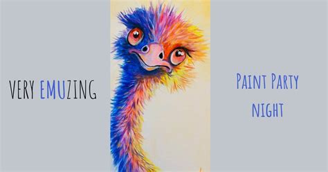 Paint, Sip & Relax Night - Very EMUzing - in St.Ives (Cambs), Slepe ...