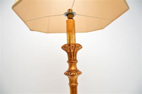 Pair of Antique Victorian Style Giltwood Floor Lamps For Sale at ...