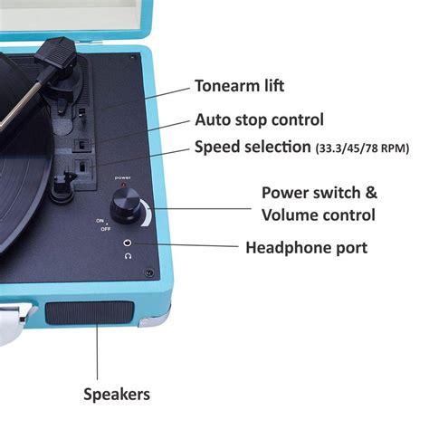 Record Player Built In Speakers | Buy Turntables Online