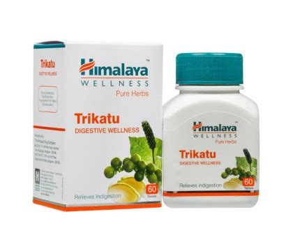 Trikatu extract Himalaya, 60 tablets - 15 grams for digestive health ...